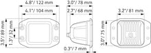 Load image into Gallery viewer, Hella Universal Black Magic 3.2in L.E.D. Cube Kit - Flood Beam (Flush Mount) - Black Ops Auto Works