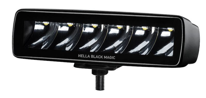 Hella Universal Black Magic 6 L.E.D. Mini Light Bar - Spot Beam - Black Ops Auto Works