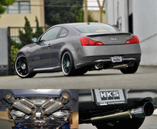 Load image into Gallery viewer, HKS 08 Infiniti G37 Coupe Dual Hi-Power Titanium Tip Catback Exhaust - Black Ops Auto Works