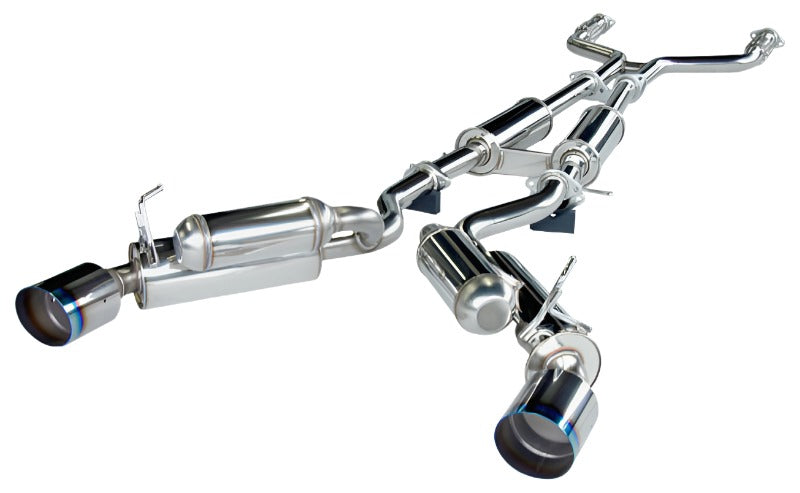 HKS 08 Infiniti G37 Coupe Dual Hi-Power Titanium Tip Catback Exhaust - Black Ops Auto Works