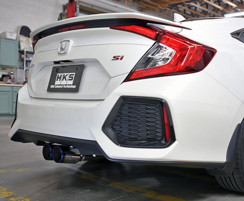 HKS 17+ Honda Civic Si Sedan (FC) Hi-Power Muffler Exhaust - Black Ops Auto Works