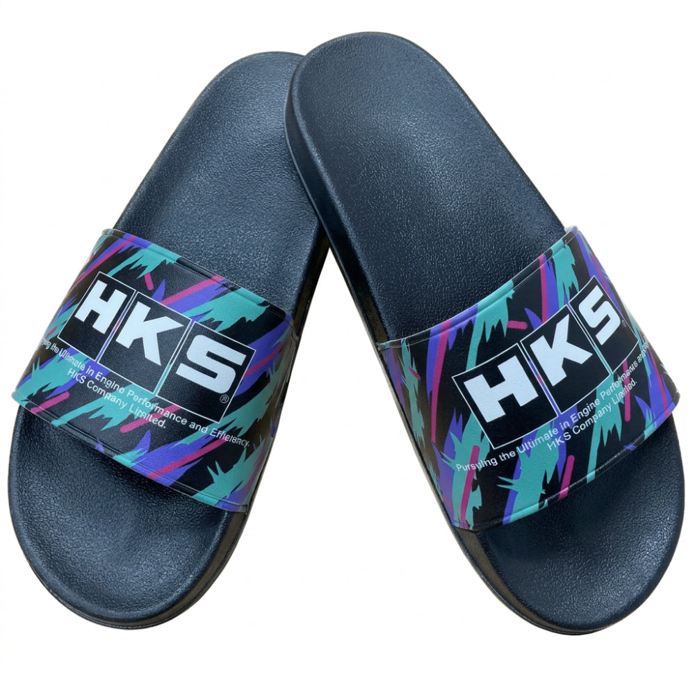 HKS Oil Color XL sandals, pair viewed from above