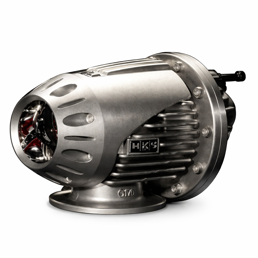 HKS Super SQV 4 BOV full view red anodized