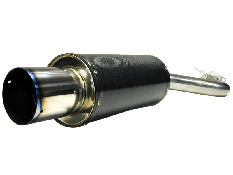 HKS  95-98 Eagle Talon TSE 2.0 Turbo FWD / 95-99 Mitsubishi Eclipse Carbon Ti Hi-Power Exhaust - Black Ops Auto Works