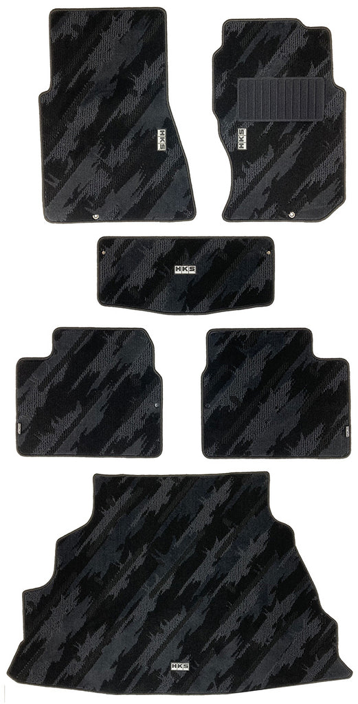 HKS FLOOR MATS BNR32 FULL SET OCT RHD