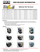 Load image into Gallery viewer, HKS Hi-Power SPEC-L Tail Tip Cover - Carbon - Black Ops Auto Works