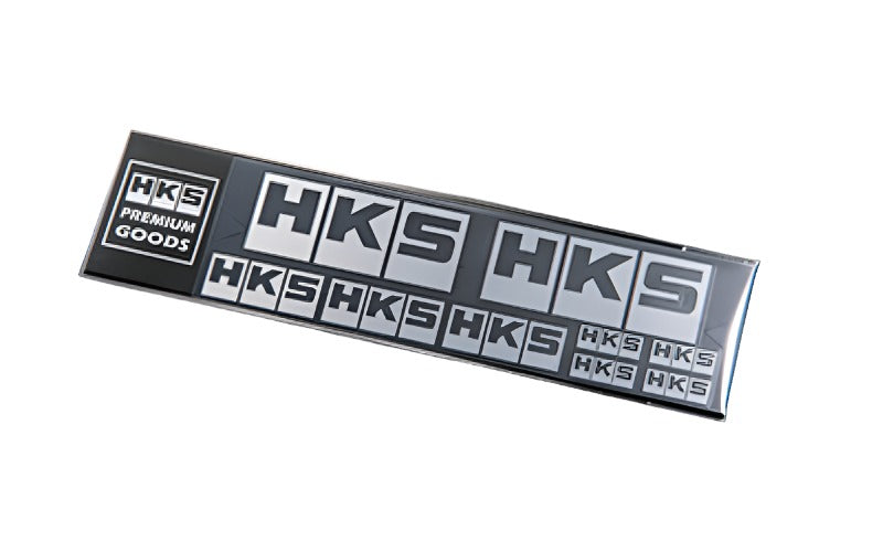 HKS HKS METAL LOGO STICKER - Black Ops Auto Works