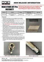 Load image into Gallery viewer, HKS Nissan RB26DETT Pro Head Stud Kit - HKS 22999-AN008