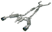 Load image into Gallery viewer, HKS Infiniti Q50 Hybrid VQ37 Dual Hi-Power Titanium Tip Catback Exhaust - HKS 32009-KN001