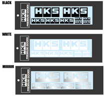 Load image into Gallery viewer, HKS LOGO Sticker a la carte BLACK - HKS 51003-AK146