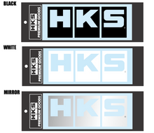 Load image into Gallery viewer, HKS LOGO Sticker W220 WHITE - HKS 51003-AK153