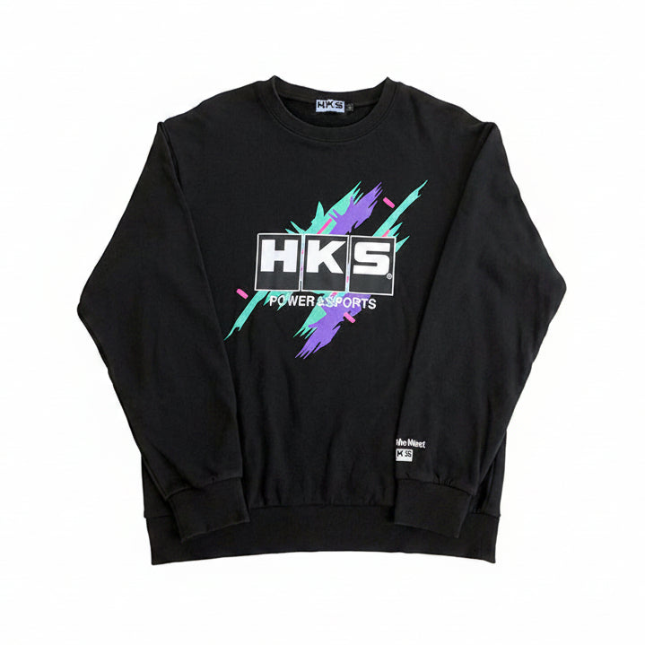 HKS Super Racing Pullover Sweatshirt, Black - HKS 51007-AK688