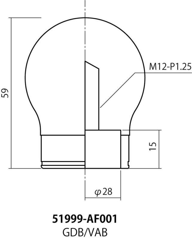 HKS 15-21 Subaru WRX STI 6MT Carbon Shift Knob - HKS 51999-AF001