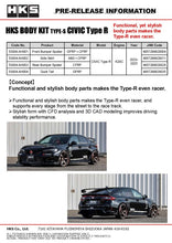Load image into Gallery viewer, HKS HKS53004-AH001 BODY KIT TYPE-S FL5 F-Spoiler image 4