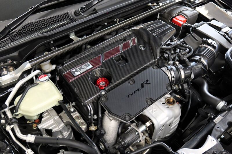 HKS Honda Civic Type R (FL5/FK8) Dry Carbon Fiber Engine Cover - HKS 70026-AH013