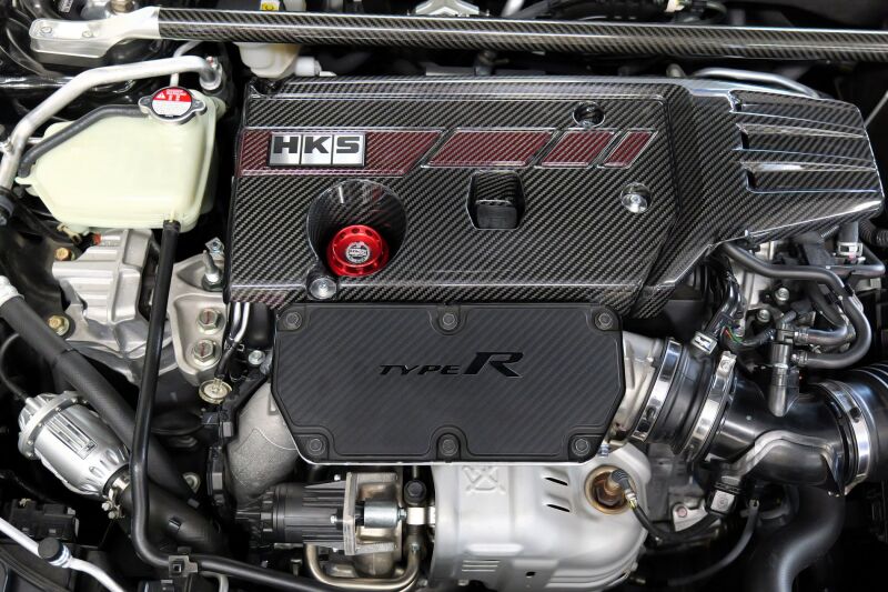 HKS Honda Civic Type R (FL5/FK8) Dry Carbon Fiber Engine Cover - HKS 70026-AH013
