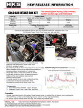 Load image into Gallery viewer, HKS Cold Air Intake Box Kit ZN8/ZD8 - HKS 70026-AT010