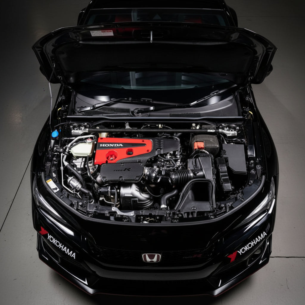 HKS Honda Civic Type R (FL5) Carbon Brace - Full Set - HKS 83001-AH001
