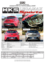 Load image into Gallery viewer, HKS LEGAMAX Sports 2018 Toyota Corolla Sport 2ZR/8NR - Black Ops Auto Works