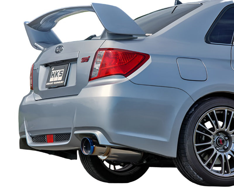 HKS RACING MUFFLER WRX STI SEDAN 11-14 USA - Black Ops Auto Works
