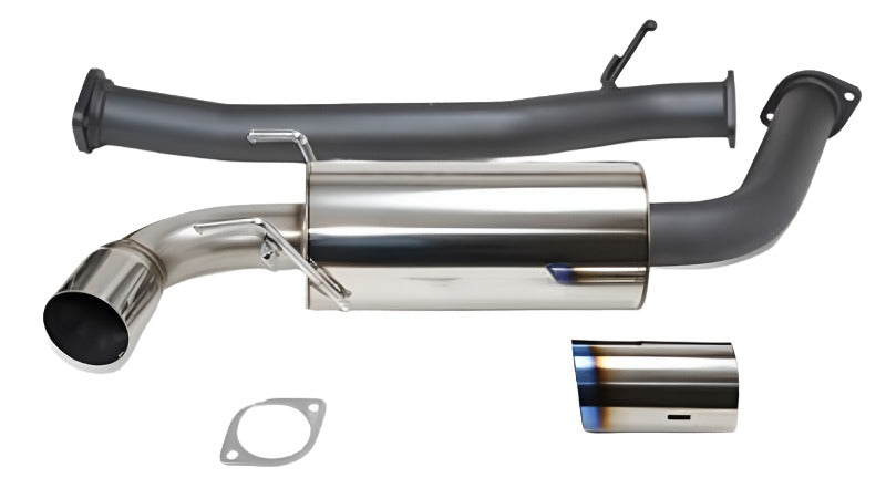 HKS RX8 75mm Single TI-tip Hi Power Cat-back Exhaust - Black Ops Auto Works
