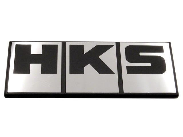HKS Silver Block Logo Emblem HKS HKS51003-AK027