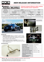 Load image into Gallery viewer, HKS SUPER TURBO MUFFLER GR SUPRA DB42 B58 - Black Ops Auto Works