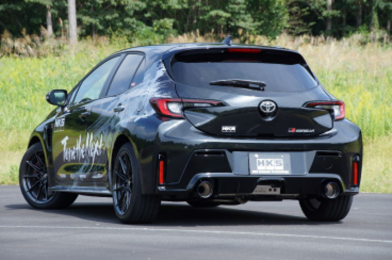 HKS31021-AT009-HKS Toyota GR Corolla LEGAMAX Sports Exhaust (Use w/ PN G89580-T76010-00)-Catback-HKS