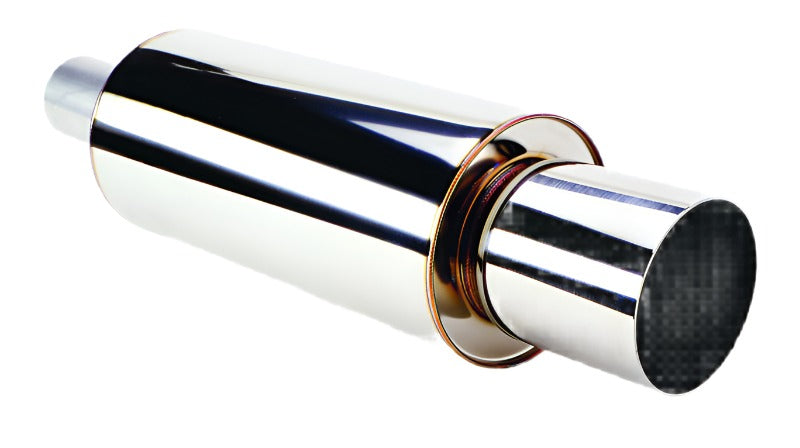 HKS Universal SS Hi-Power Muffler (120mm tip / 75mm piping) - Black Ops Auto Works