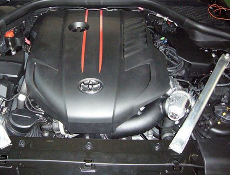 HKS 71008-AT021 SSQV4 blow-off valve kit installed on 2020-2024 Toyota GR Supra B58 engine