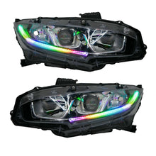 Load image into Gallery viewer, RGB Halo Kits Honda Civic Multicolor Flow Series DRL Boards (2016-2021)