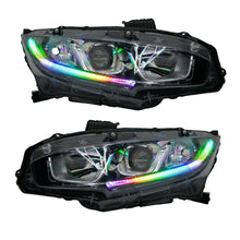 Load image into Gallery viewer, RGB Halo Kits Honda Civic Multicolor Flow Series DRL Boards (2016-2021)