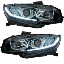 Load image into Gallery viewer, RGB Halo Kits Honda Civic Multicolor Flow Series DRL Boards (2016-2021)