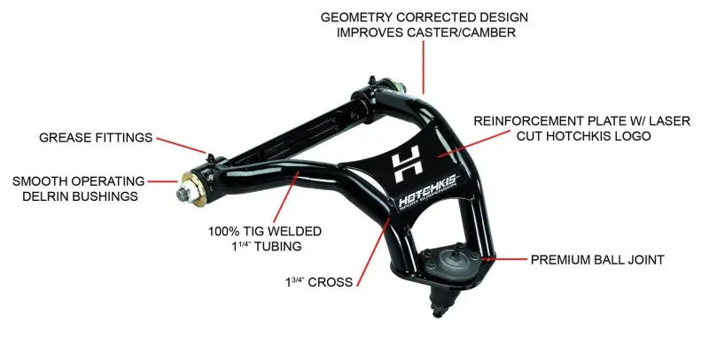 Hotchkis 64-72 GM A-Body Upper A-Arms - Black Ops Auto Works