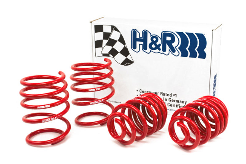 H&R 01-06 BMW 325Ci Cabrio/330Ci Cabrio E46 Race Spring (w/Sport Suspension) - Black Ops Auto Works