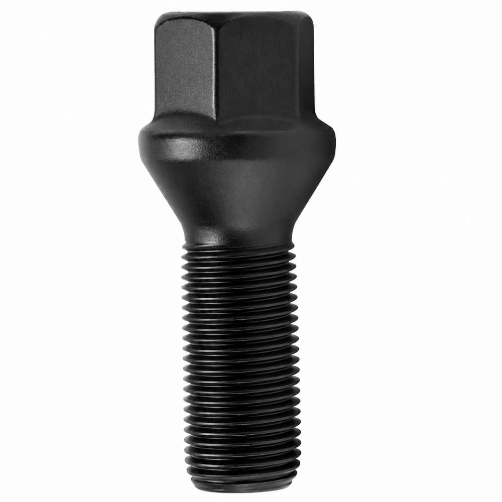 H&R 1454002SW black Mercedes wheel bolts set of 10 with 40mm length