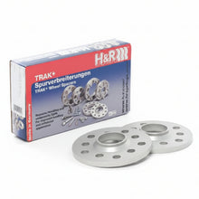 Load image into Gallery viewer, H&amp;R Trak+ 17mm DR black wheel spacer pair 5x114.3 bolt pattern