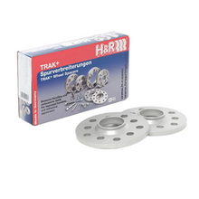 Load image into Gallery viewer, Close-up of H&amp;R hubcentric wheel spacer design and proprietary alloy construction