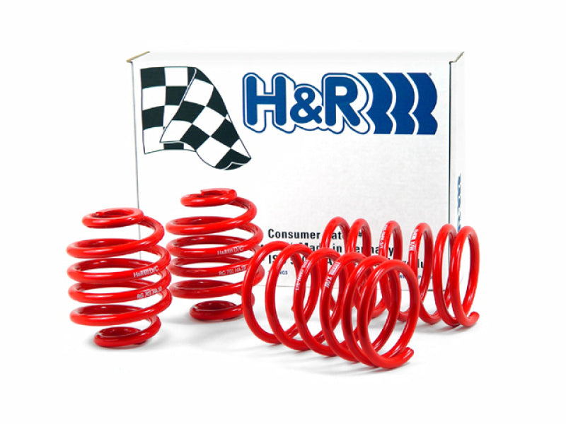 H&R 85-91 BMW 325e/325i/325is E30 Race Spring (Non Cabrio/Tuner Fitment) - Black Ops Auto Works