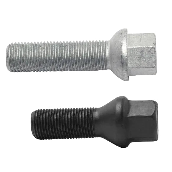 H&R H&R Wheel Bolts 14 X 1.25 / Length 35mm / Tapered / Head 17mm - Black - Set of 10