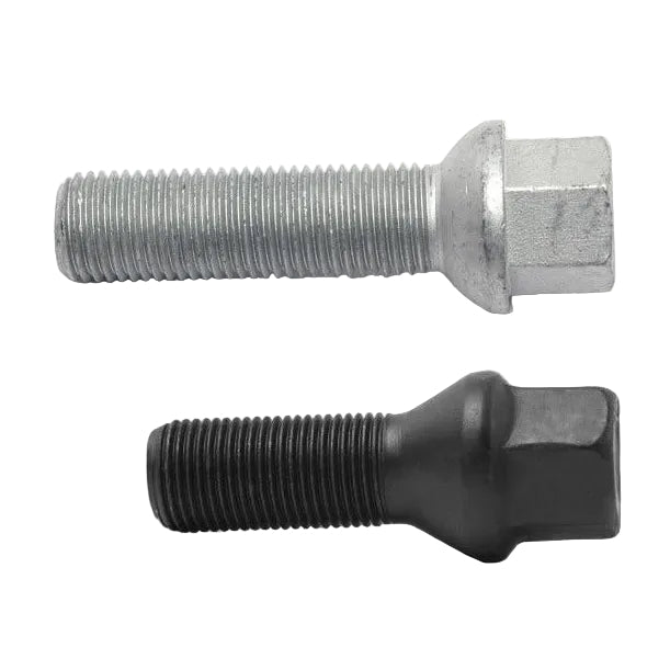 H&R H&R Wheel Bolts 14 X 1.25 / Length 50mm / Tapered / Head 17mm - Black - Set of 10