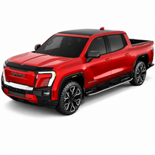Load image into Gallery viewer, Husky 2842228 low-profile hood deflector for GMC Sierra EV with smoke acrylic finish