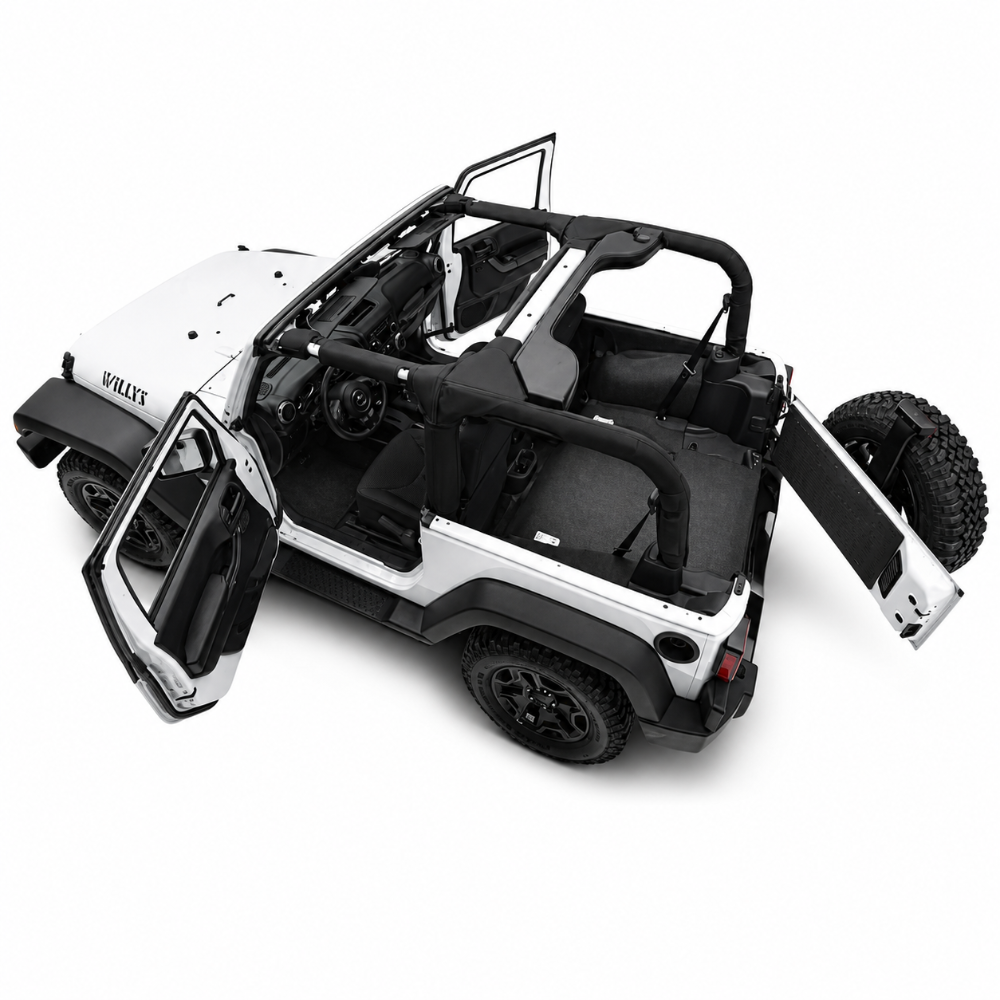Husky Guardian Impact Jeep Liner for 2011-2017 Jeep Wrangler JK 2-Door