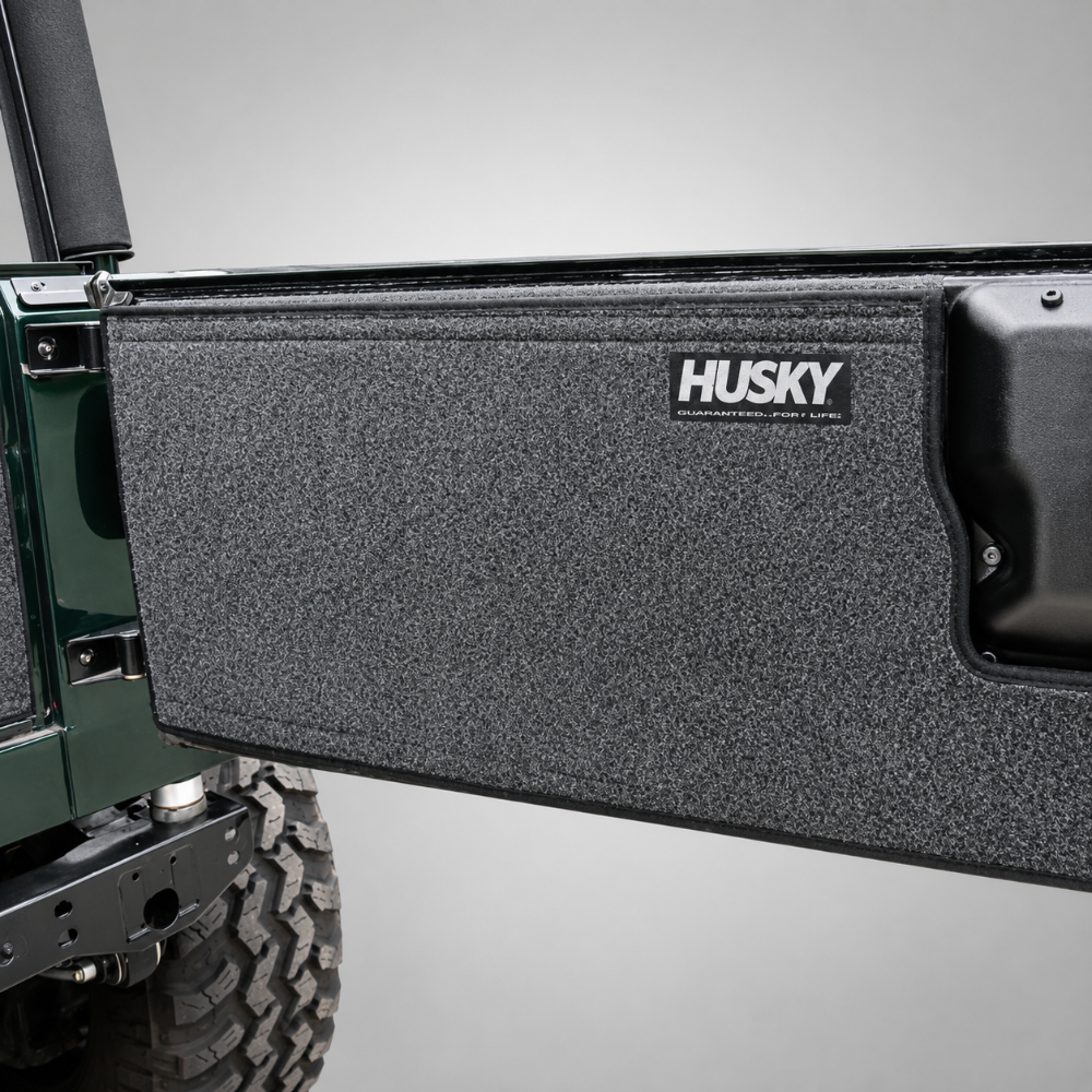 Husky HBRYJ87R tailgate liner installed in a Jeep Wrangler YJ
