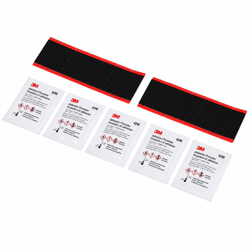 Husky HBRZSPRAYON adhesion kit with fastener strips and promoter packets
