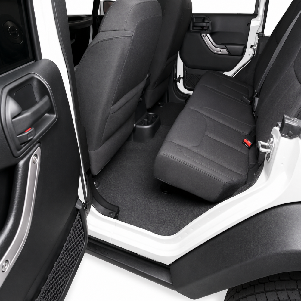 Husky HBTJK07F4 custom-fit black liner for Jeep Wrangler JK Unlimited 4-door