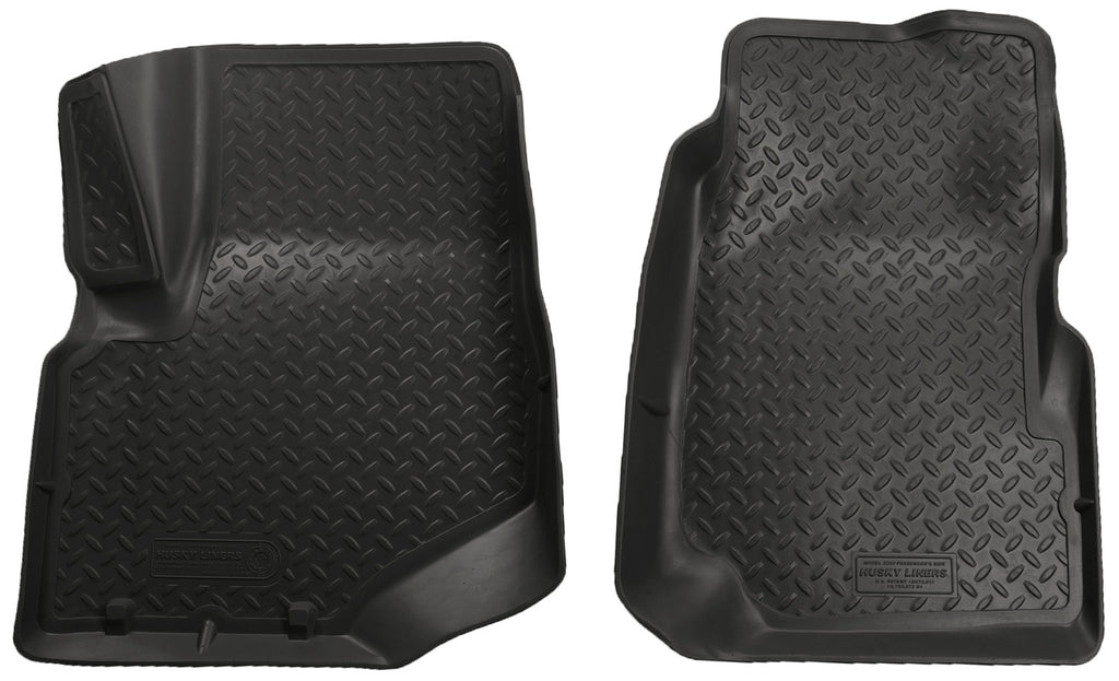 Husky Liners 02-08 GM Trailblazer/Bravada/Envoy/05-08 Saab 9-7X Classic Style Black Floor Liners-Husky Liners-HSL32001
