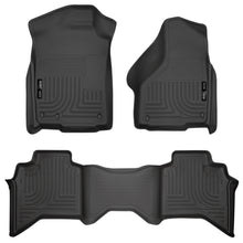 Load image into Gallery viewer, Husky Liners 03-08 Dodge Ram 1500/2500/3500 Quad Cab WeatherBeater Combo Black Floor Liners-Husky Liners-HSL98031
