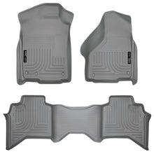 Load image into Gallery viewer, Husky Liners 03-08 Dodge Ram 1500/2500/3500 Quad Cab WeatherBeater Combo Gray Floor Liners-Husky Liners-HSL98032