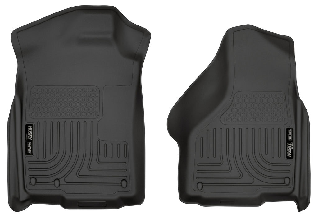 Husky Liners 03-12 Dodge Ram 1500/2500/3500 Series Regular/Quad Cab WeatherBeater Black Floor Liners-Husky Liners-HSL18031
